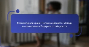 Ферментирали храни: Ползи за здравето, Методи на приготвяне и Подкрепа от общността