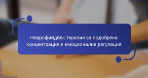 Неврофийдбек терапия за подобрена концентрация и емоционална регулация